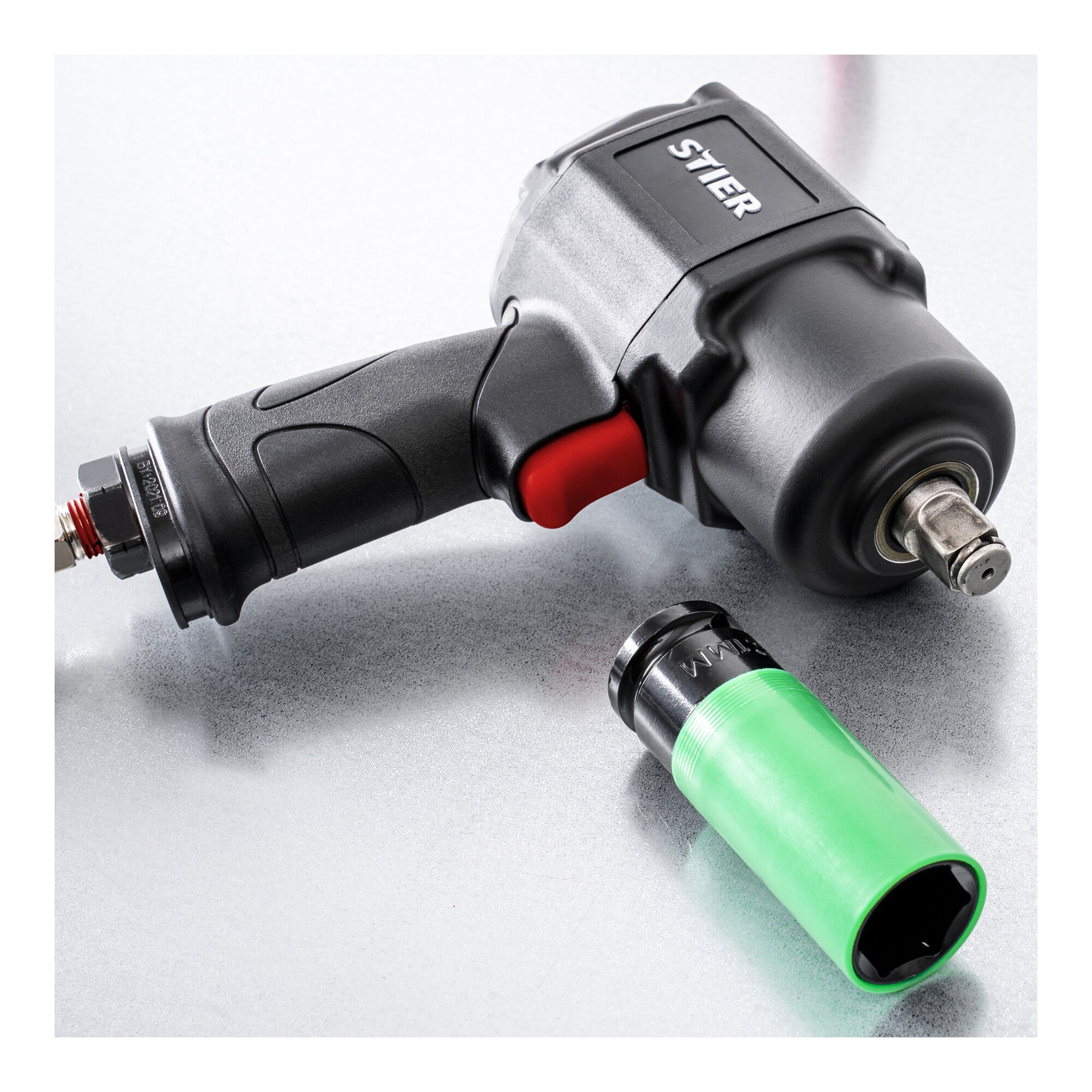 STIER Schlagschrauber 22-DH, 1/2" Antrieb max. Lösemoment: 2.200 Nm