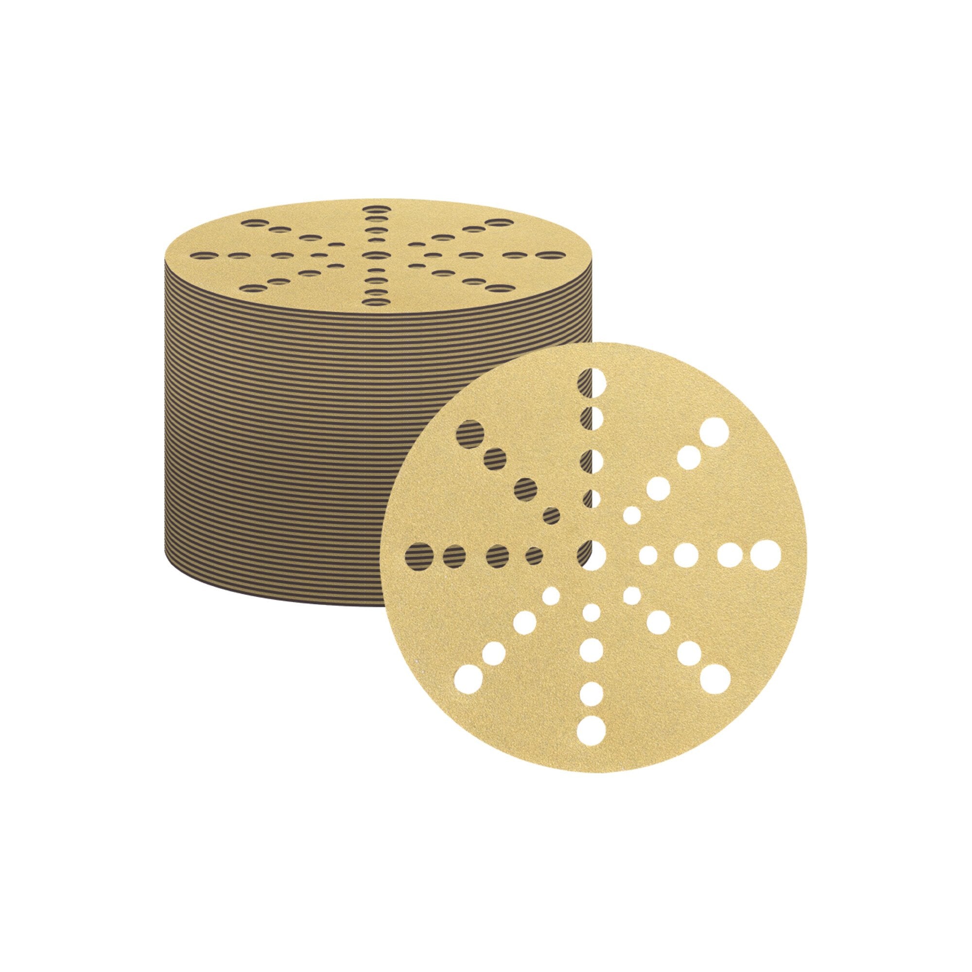STIER Schleifscheiben Universal D150 / P120/ 32-Loch 50 Stk