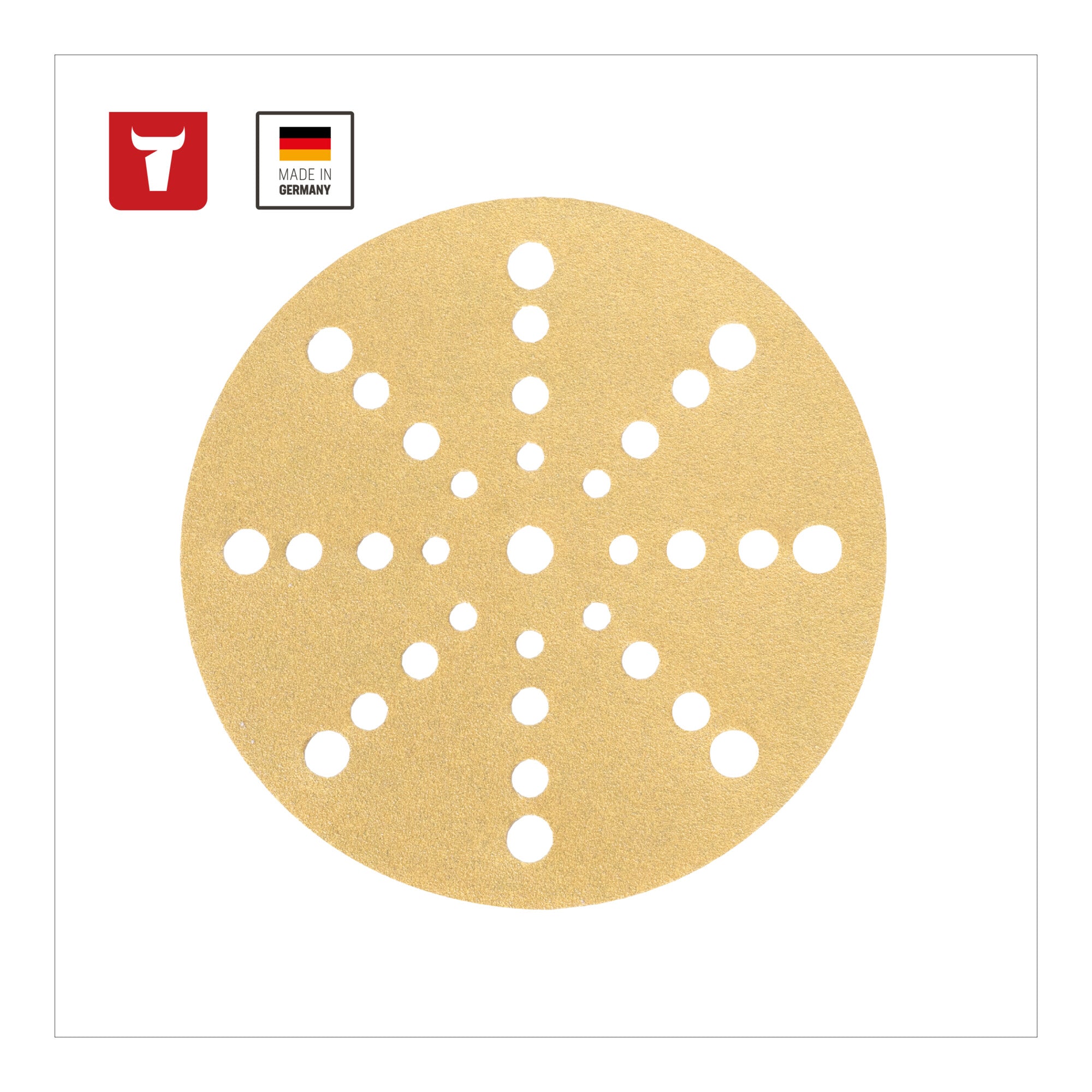 STIER Schleifscheiben Universal D150 / P150/ 32-Loch 50 Stk