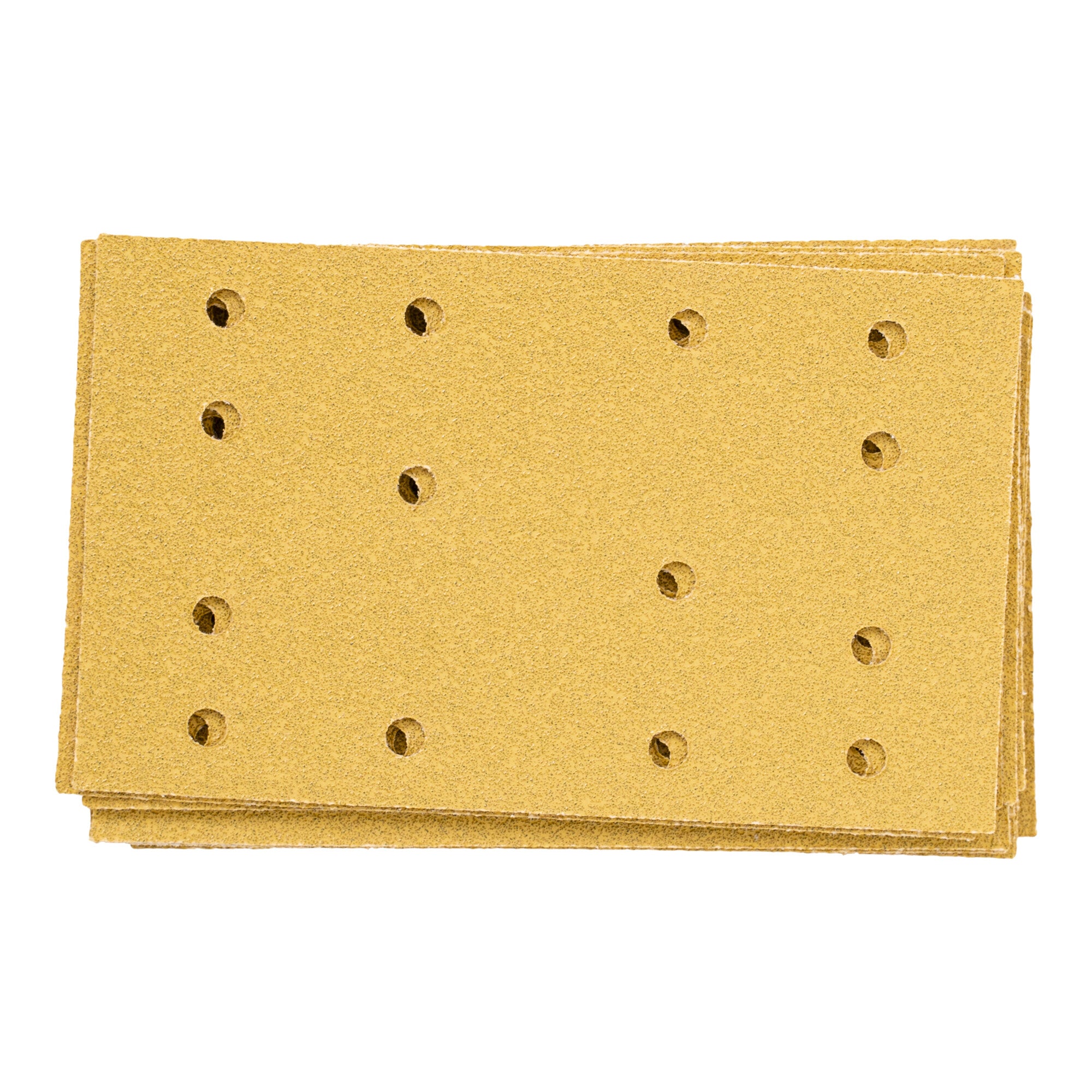 STIER Schleifstreifen Universal 80 x 133 | P120 | 50 Stk. | 14-Loch | Korund | Latexhaltiges stabiles D-Papier