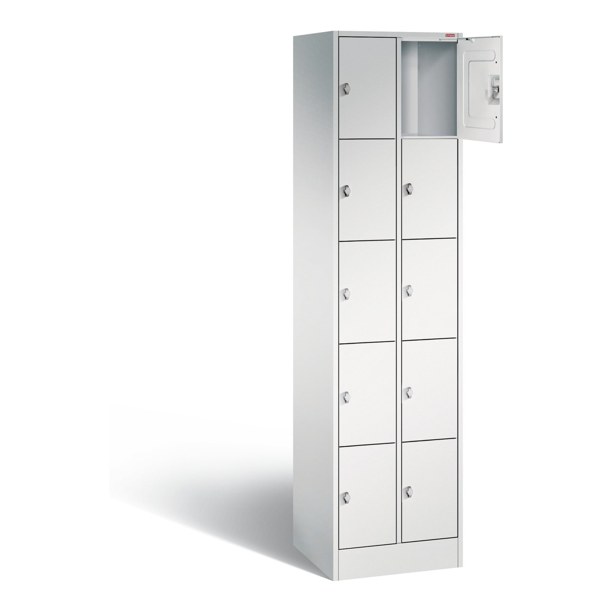 STIER locker cabinet with 5 compartments 1950x240x480mm