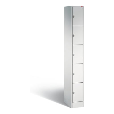 STIER Schließfachschrank mit 5 Fächern 1950x240x480mm