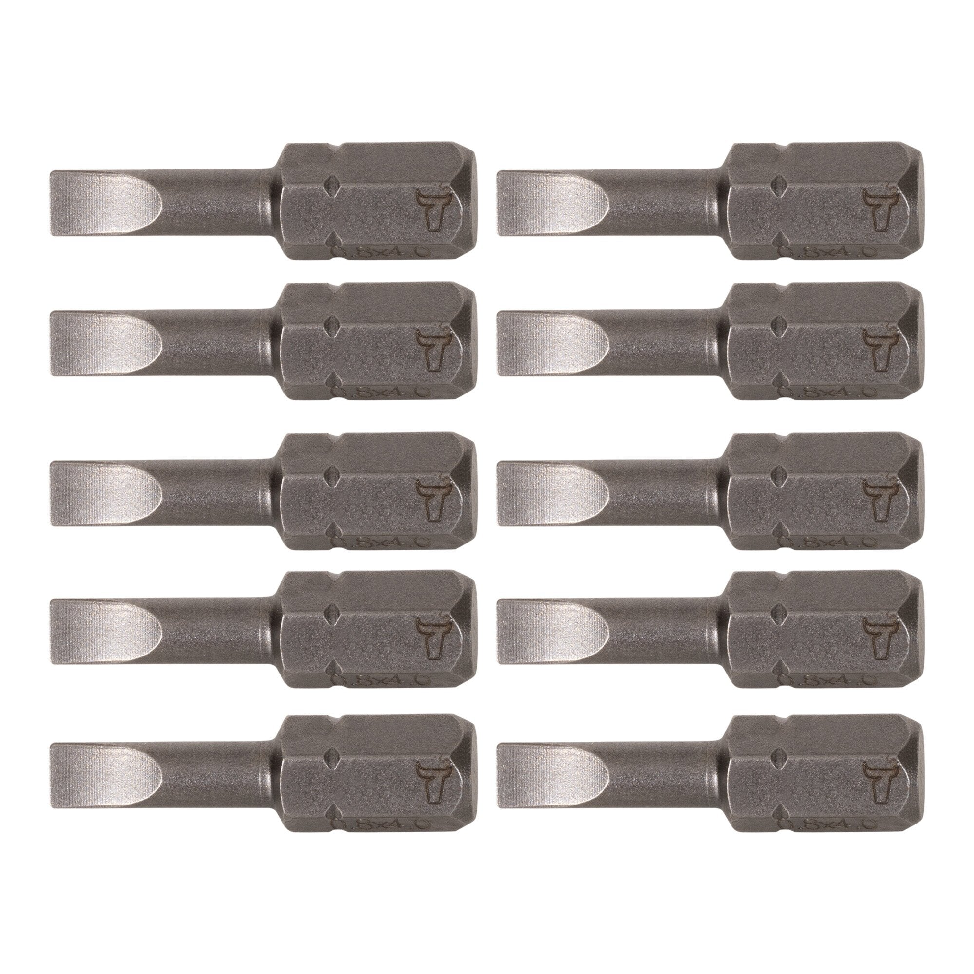 STIER Schlitz-Bit Form C 6,3 Länge 25mm 10er Pack 10 Stk diverse Größen Bit Satz