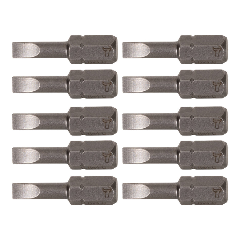 STIER slotted bit form C 6.3 length 25mm 10-pack 10 pieces various sizes bit set