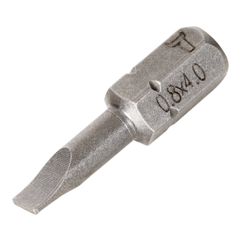 STIER Schlitz-Bit Form C 6,3 Länge 25mm 10er Pack 10 Stk diverse Größen Bit Satz