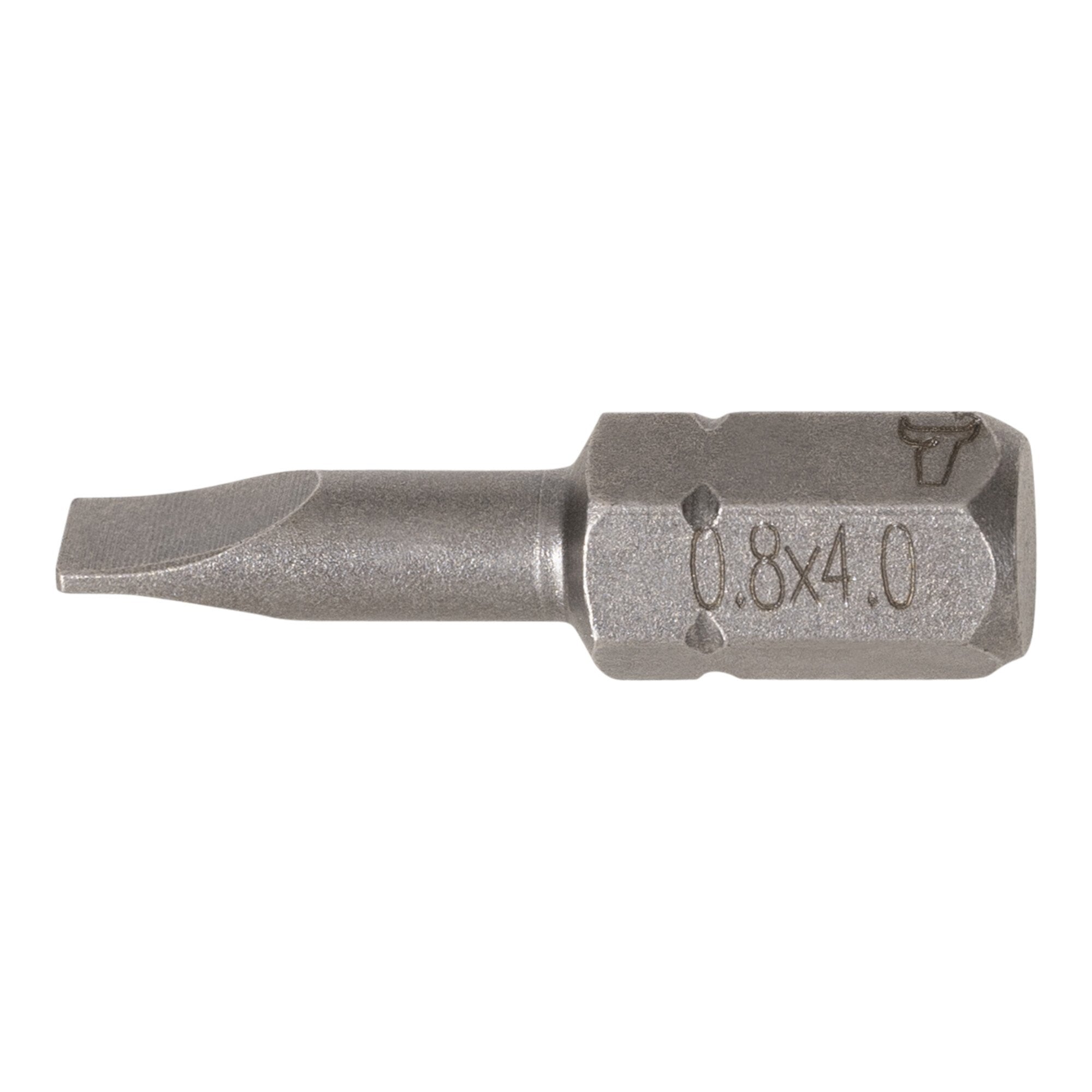 STIER Schlitz-Bit Form C 6,3 Länge 25mm 10er Pack 10 Stk diverse Größen Bit Satz