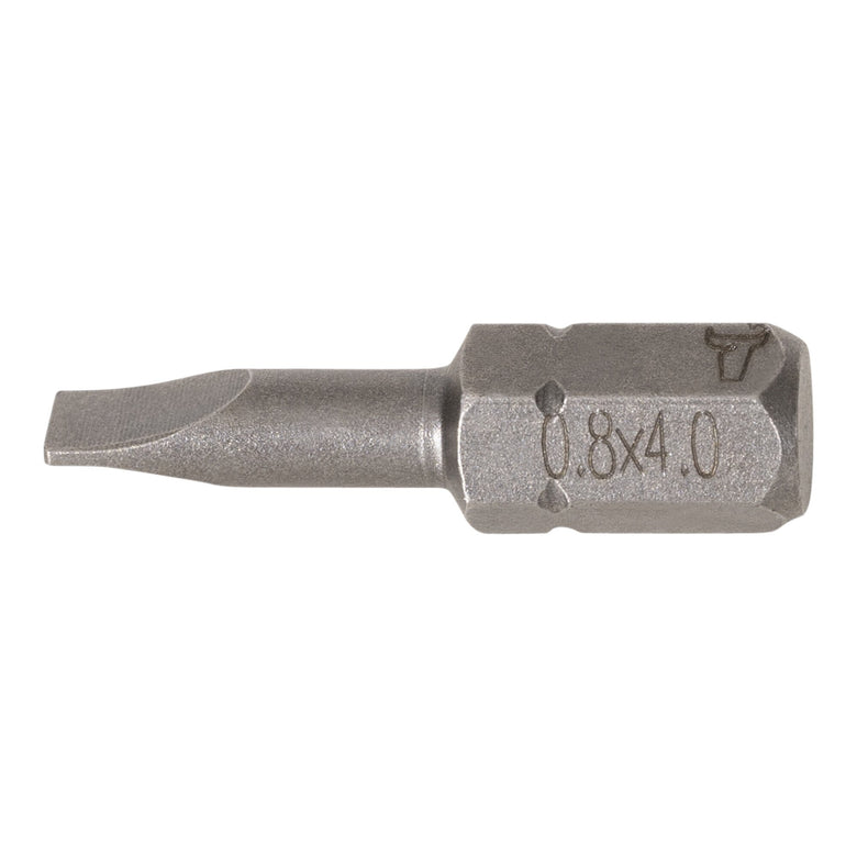STIER Schlitz-Bit Form C 6,3 Länge 25mm 10er Pack 10 Stk diverse Größen Bit Satz