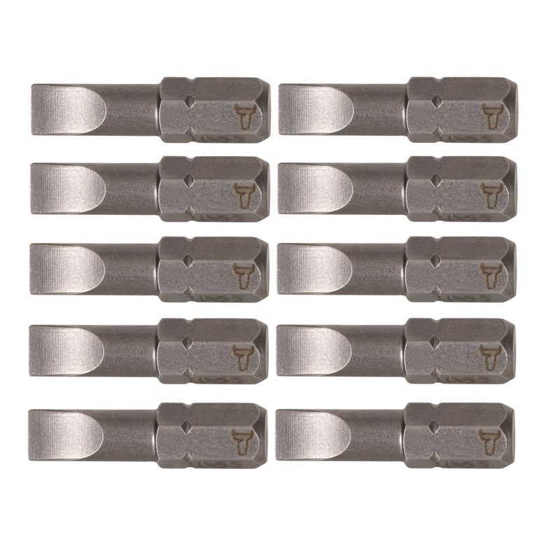 STIER slotted bit form C 6.3 length 25mm 10-pack 10 pieces various sizes bit set