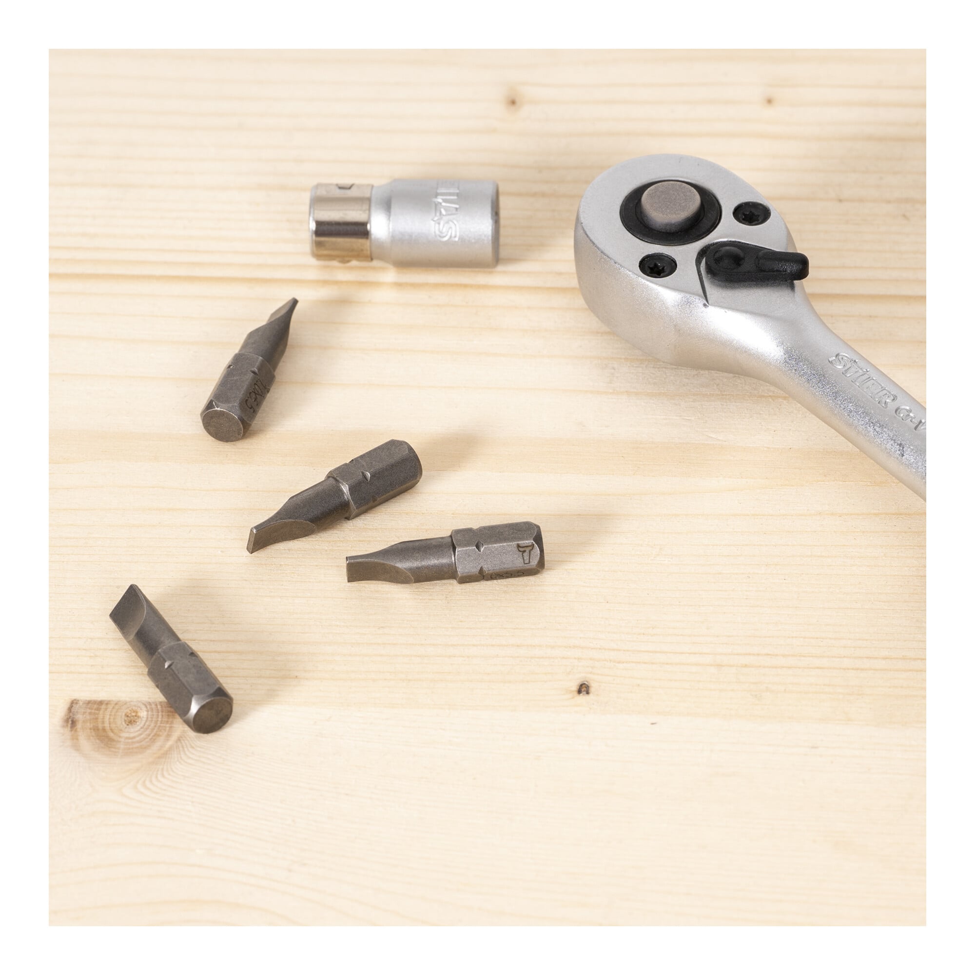 STIER slotted bit form C 6.3 length 25mm 10-pack 10 pieces various sizes bit set