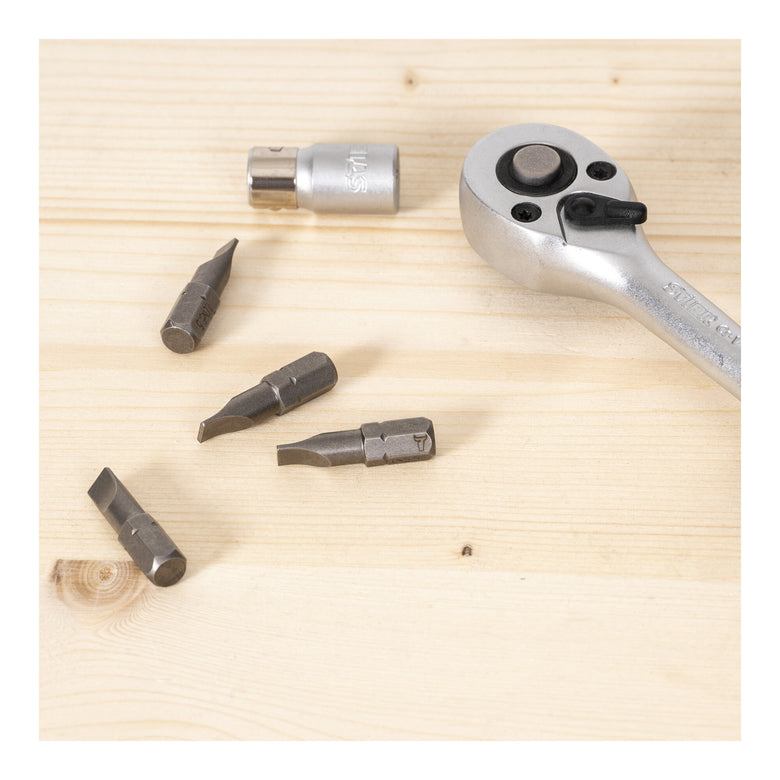 STIER Schlitz-Bit Form C 6,3 Länge 25mm 10er Pack 10 Stk diverse Größen Bit Satz