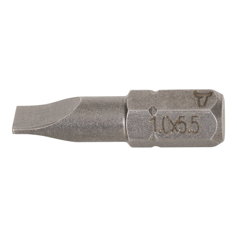 STIER Schlitz-Bit Form C 6,3 Länge 25mm 10er Pack 10 Stk diverse Größen Bit Satz
