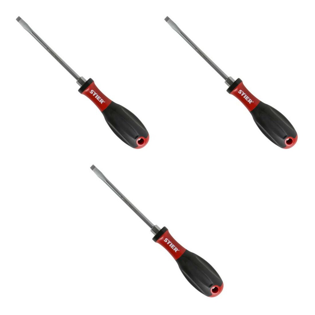 STIER Schlitz-Schraubendreher-Set mit 3K-Kraft-Griff, 4,0x0,8 | 5,5x1,0 |