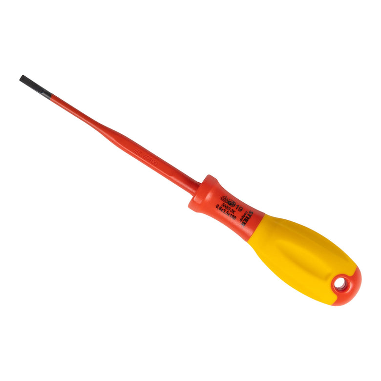 STIER slotted screwdriver slimVDE+ screwdriver various sizes
