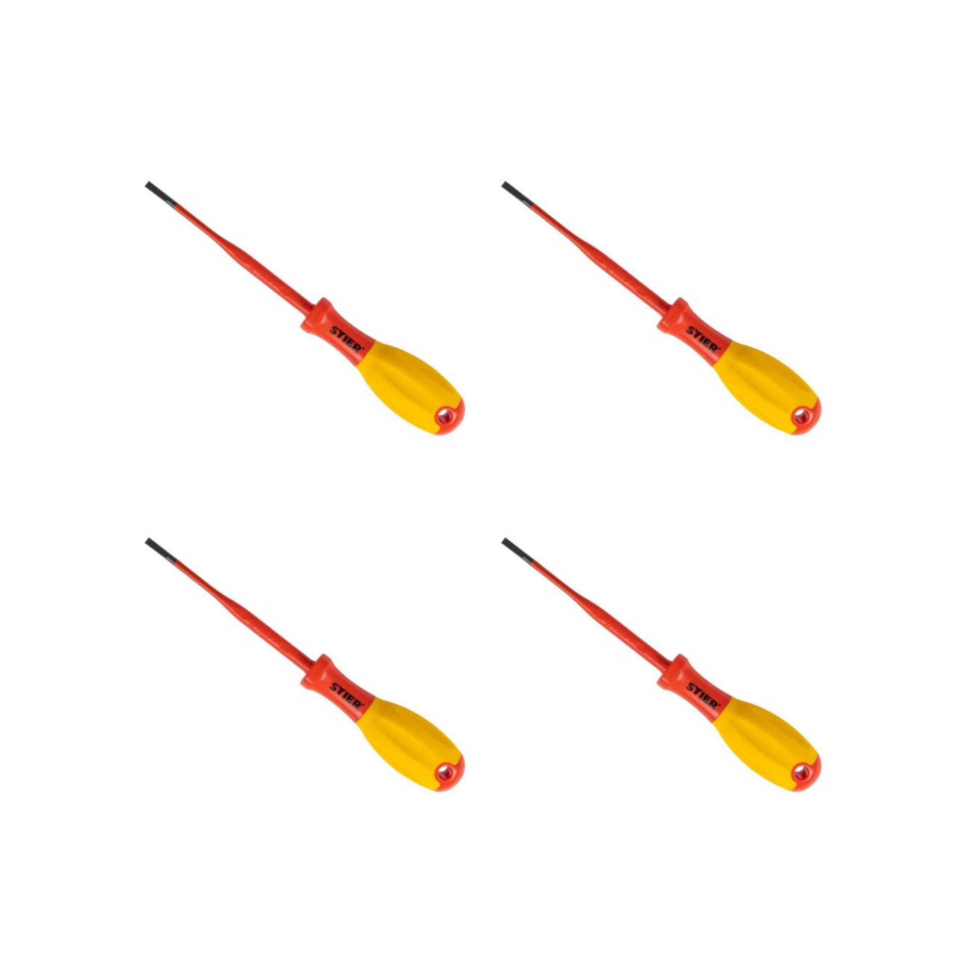 STIER slimVDE+ slotted screwdriver set, 3.5x0.6 | 4.0x0.8 | 5.5x1.0 |