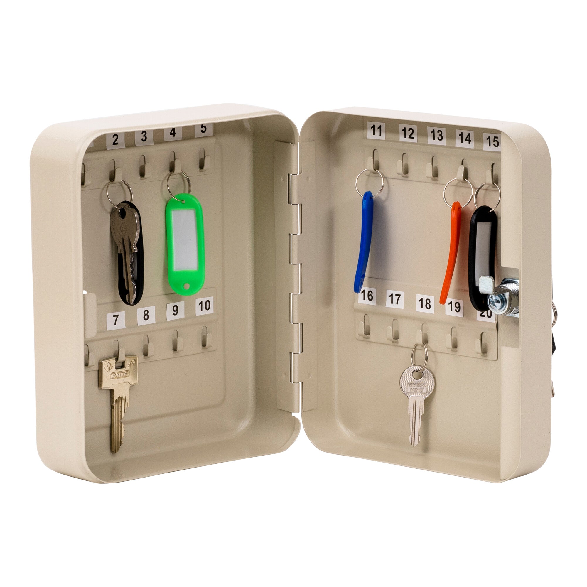 STIER Schlüsselkasten 20 bis 93 Schlüssel Schlüsselbox mit klappbarer Innenwand