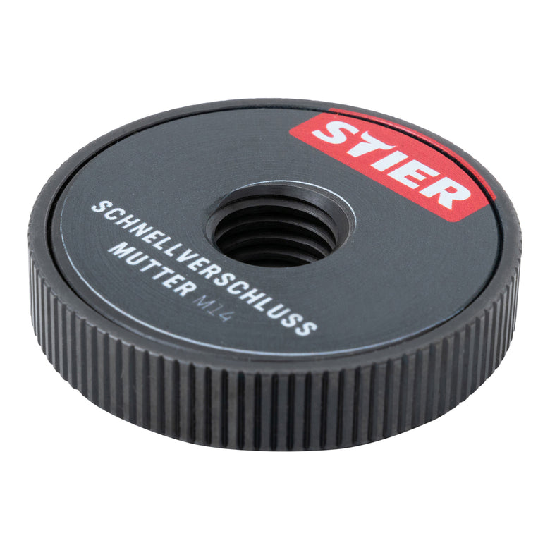 STIER quick-release nut M14 for angle grinders up to 230mm diameter
