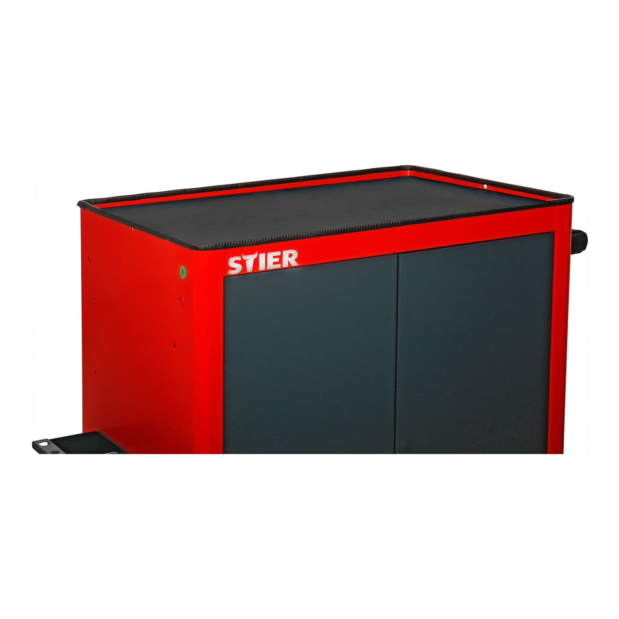 STIER Schrankwagen unbestückt mit 2 Einlegeböden 985x670x470 mm für Werkstatt
