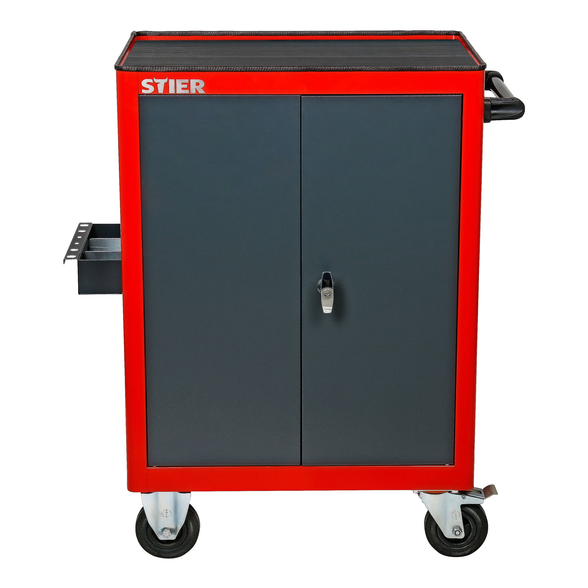 STIER Schrankwagen unbestückt mit 2 Einlegeböden 985x670x470 mm für Werkstatt