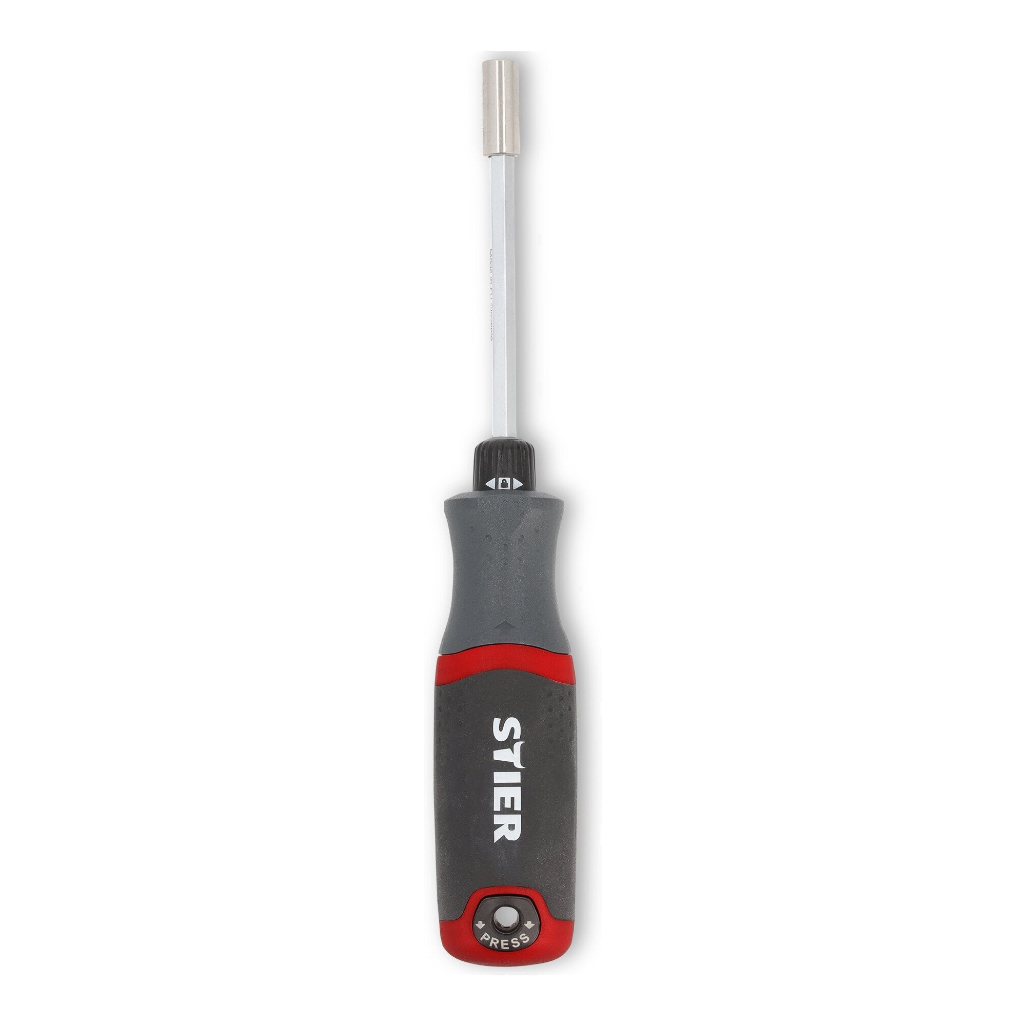 STIER screwdriver with bit magazine 13-piece magnetic holder left-hand tightening bits