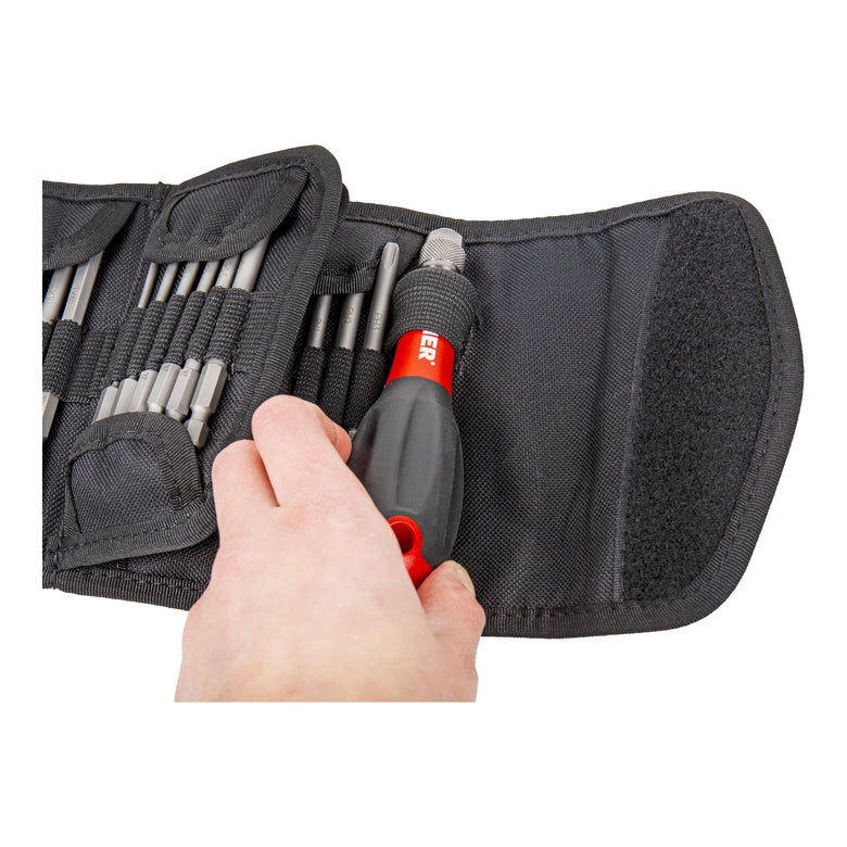 STIER screwdriver set with interchangeable blades 38-piece screwdriver set