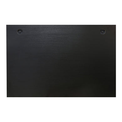 STIER desk top 120x80cm black melamine coated tabletop 25mm thick