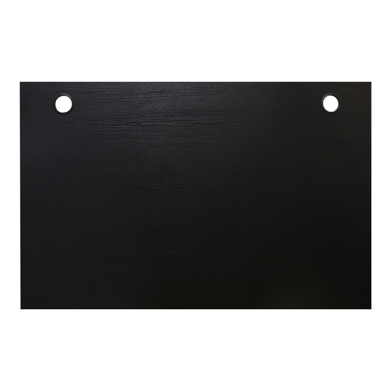 STIER desk top 120x80cm black melamine coated tabletop 25mm thick