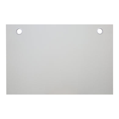 STIER desk top 120x80cm white melamine coated tabletop 25mm thick with