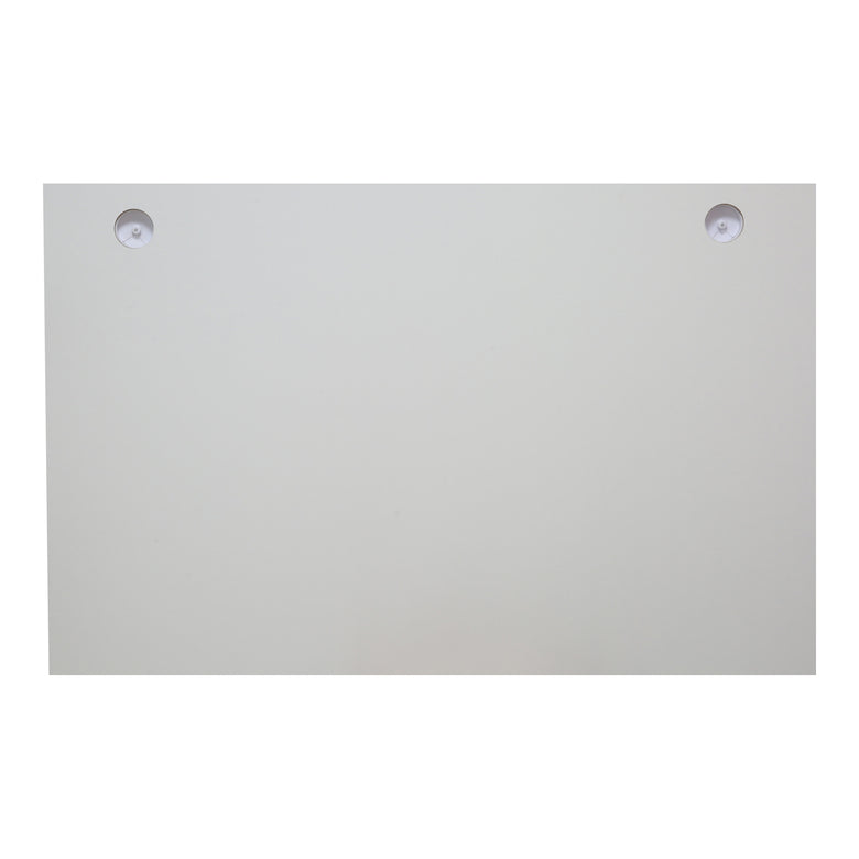STIER desk top 120x80cm white melamine coated tabletop 25mm thick with