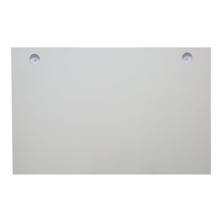 STIER desk top 160x80cm white coated 25mm thick cable outlets