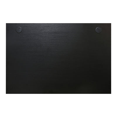 STIER desk top 180x80cm black melamine coated tabletop 25mm thick