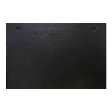STIER desk top 180x80cm black melamine coated tabletop 25mm thick