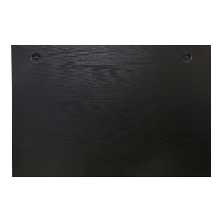 STIER desk top 180x80cm black melamine coated tabletop 25mm thick
