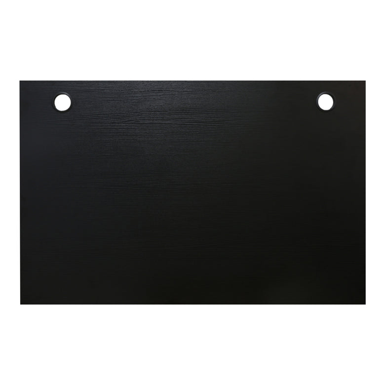 STIER desk top 180x80cm black melamine coated tabletop 25mm thick