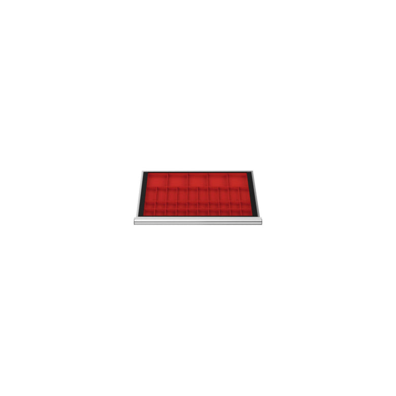 STIER drawer divider small parts boxes BLH 100 mm internal dimensions 800x450 mm 5 KTK
