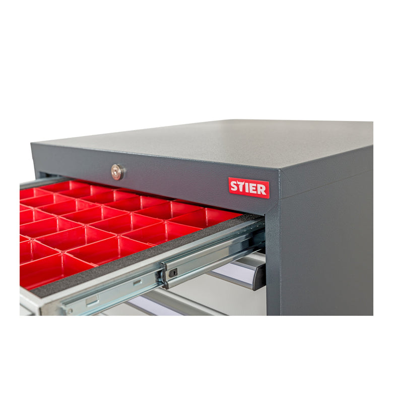 STIER drawer divider small parts boxes BLH 100 mm internal dimensions 800x450 mm 5 KTK
