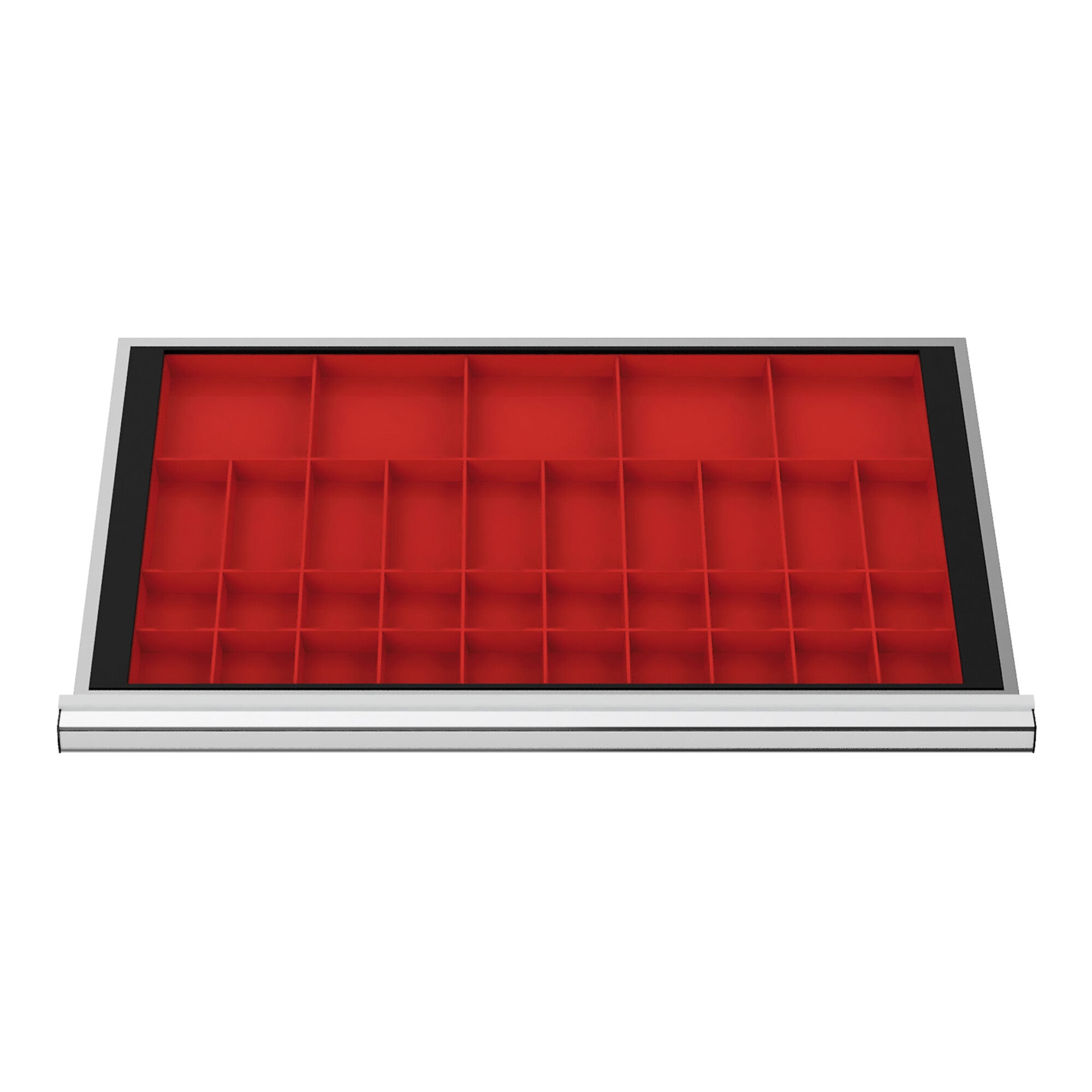 STIER Schubladeneinteilung Kleinteilekästen BLH 100 mm Innenmaß 800x450 mm 5 KTK