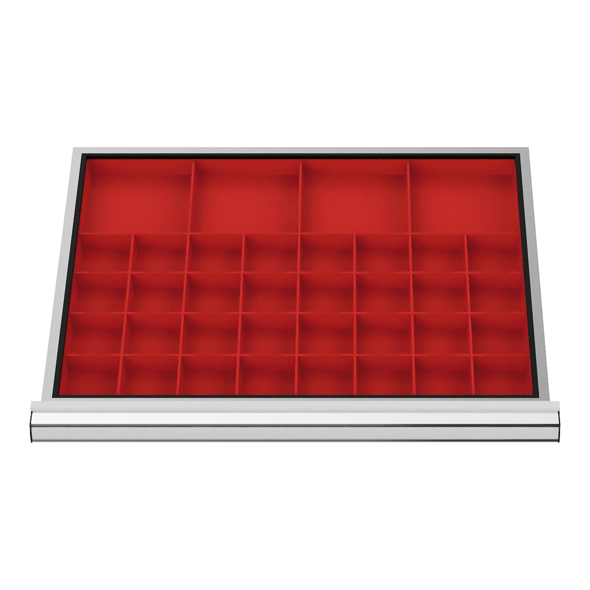 STIER Schubladeneinteilung Kleinteilekästen BLH 50 mm Innenmaß 600x450 mm 32 KTK