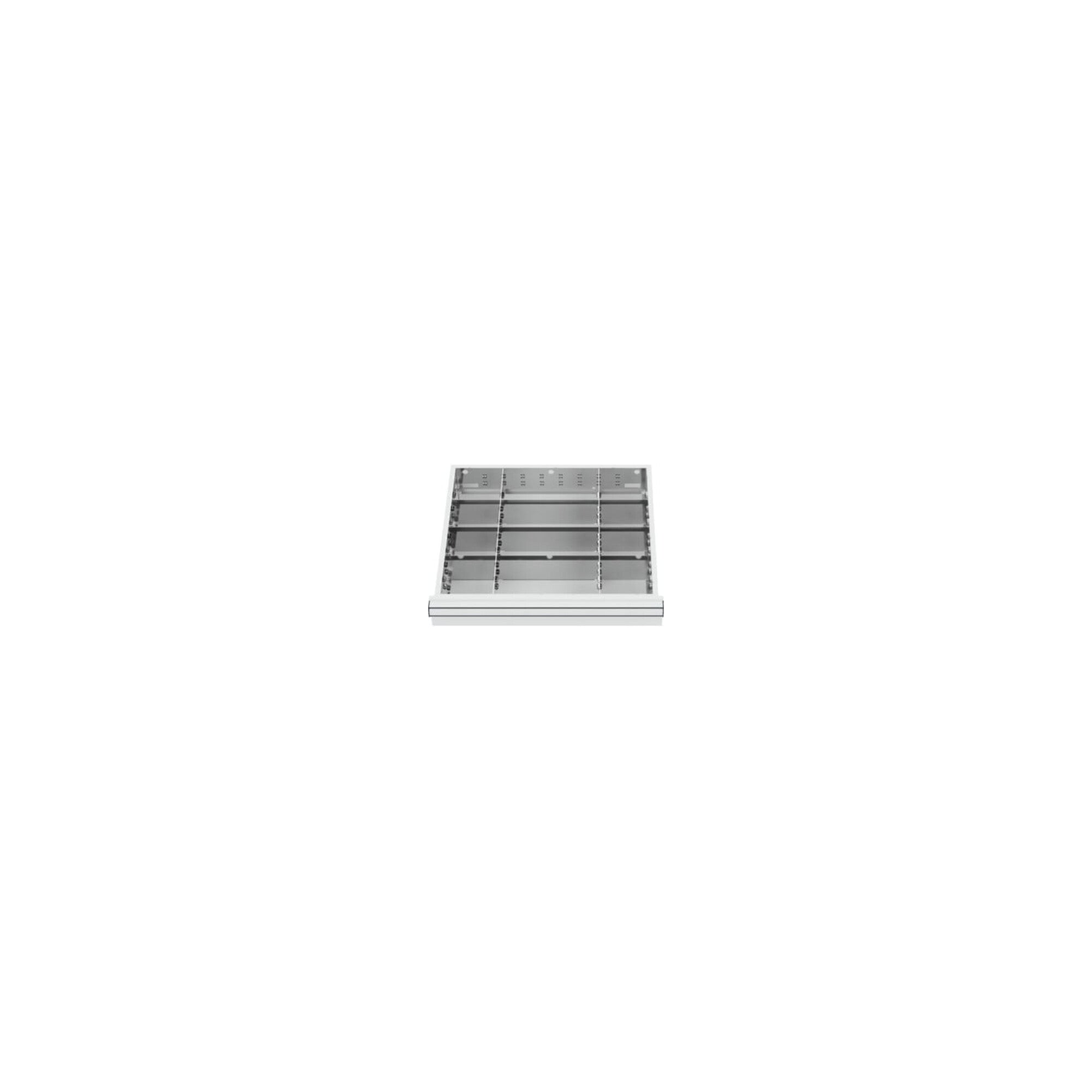 STIER drawer divider metal divider BLH 100/125 mm internal dimensions 500x450 mm