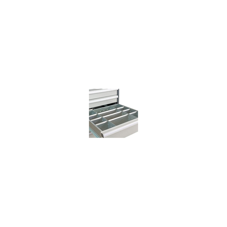 STIER drawer divider metal divider BLH 100/125 mm internal dimensions 500x450 mm