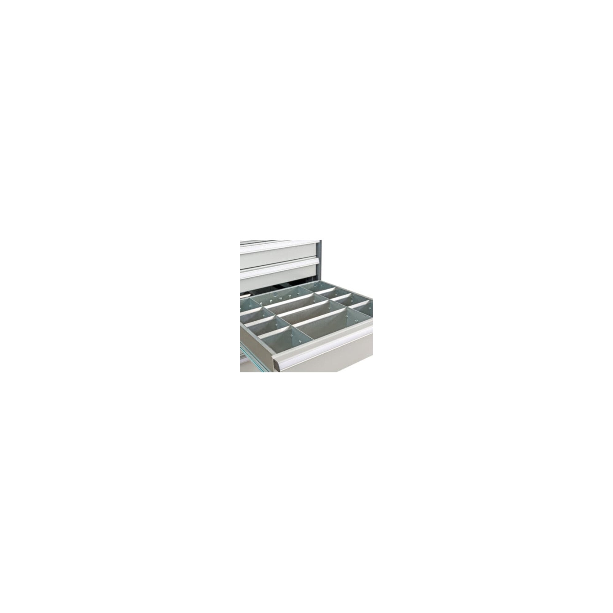 STIER drawer divider metal divider BLH 100/125 mm internal dimensions 500x450 mm