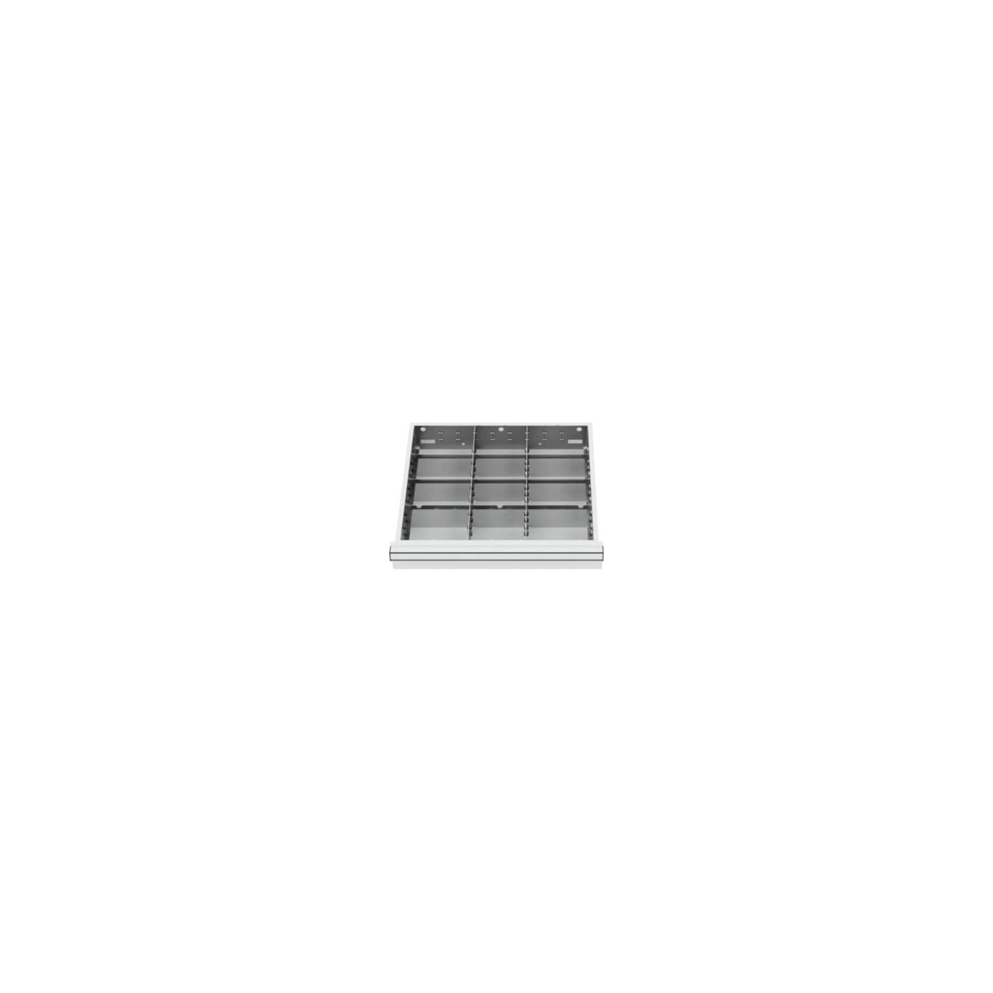 STIER drawer divider metal divider BLH 100/125 mm internal dimensions 500x450 mm