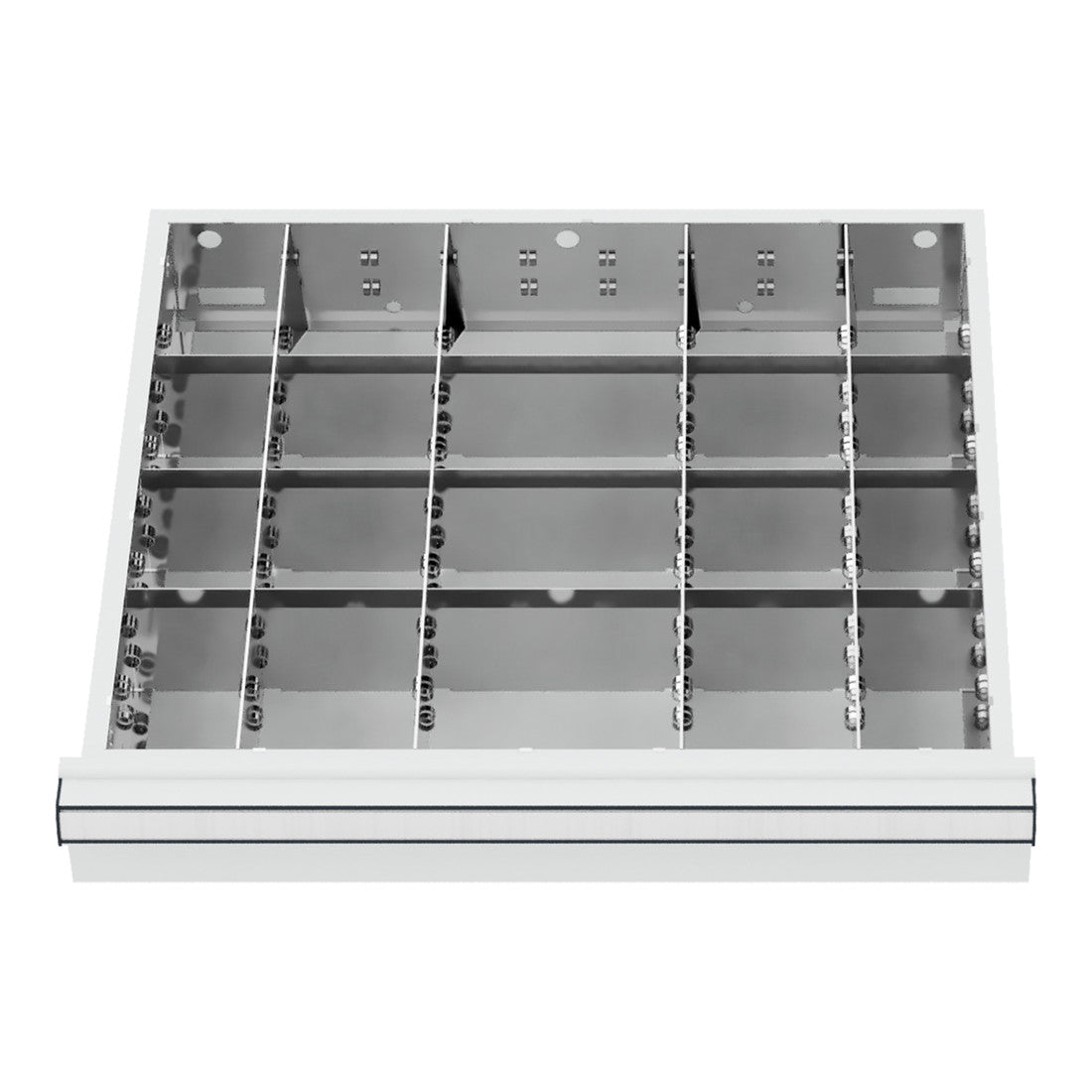 STIER Schubladeneinteilung Metalleinteilung BLH 100/125 mm Innenmaß 500x450 mm