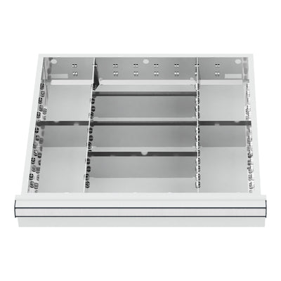 STIER drawer divider metal divider BLH 100/125 mm internal dimensions 500x450 mm 8