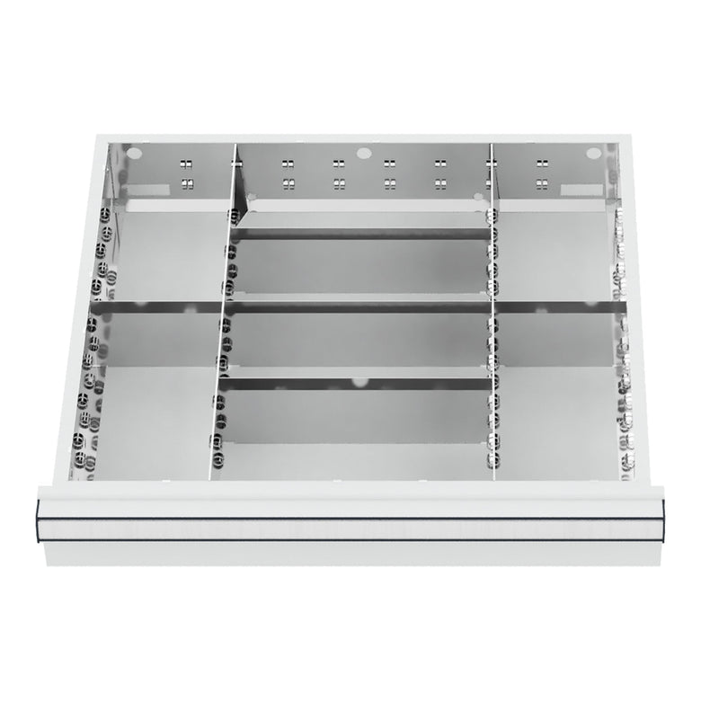 STIER drawer divider metal divider BLH 100/125 mm internal dimensions 500x450 mm 8