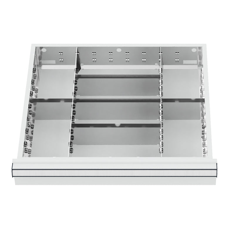 STIER drawer divider metal divider BLH 100/125 mm internal dimensions 500x450 mm 8