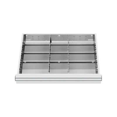 STIER drawer divider metal divider BLH 100/125 mm internal dimensions 600x450 mm