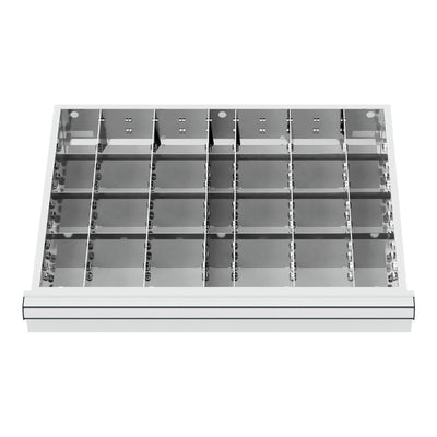 STIER drawer divider metal divider BLH 100/125 mm internal dimensions 600x450 mm