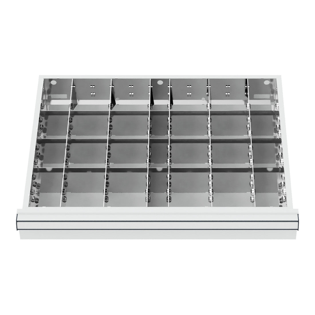 STIER Schubladeneinteilung Metalleinteilung BLH 100/125 mm Innenmaß 600x450 mm