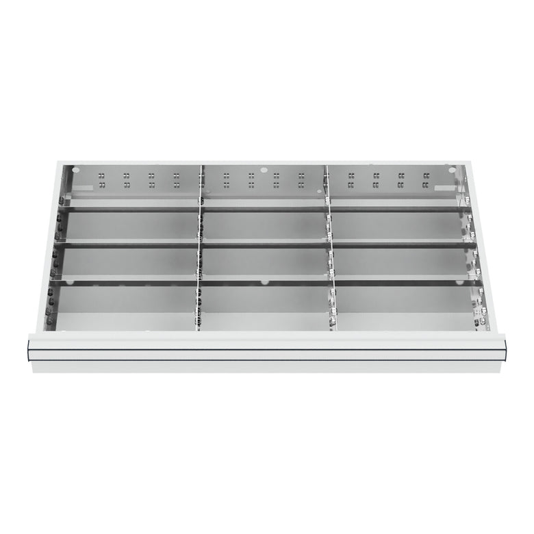 STIER Schubladeneinteilung Metalleinteilung BLH 100/125 mm Innenmaß 800x450 mm