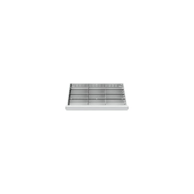 STIER Schubladeneinteilung Metalleinteilung BLH 100/125 mm Innenmaß 800x450 mm